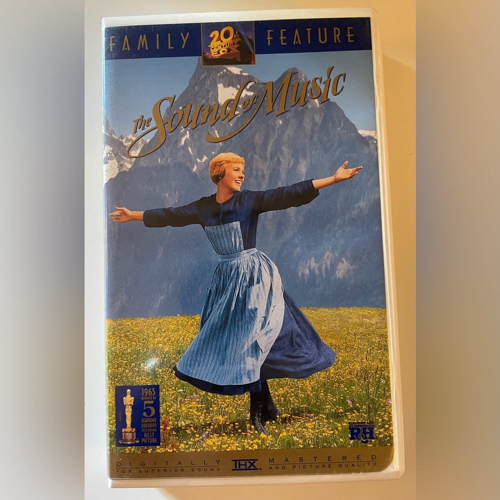 The Sound Of Music [VHS 1996 Clamshell) 1965 Film Julie Andrews Musical